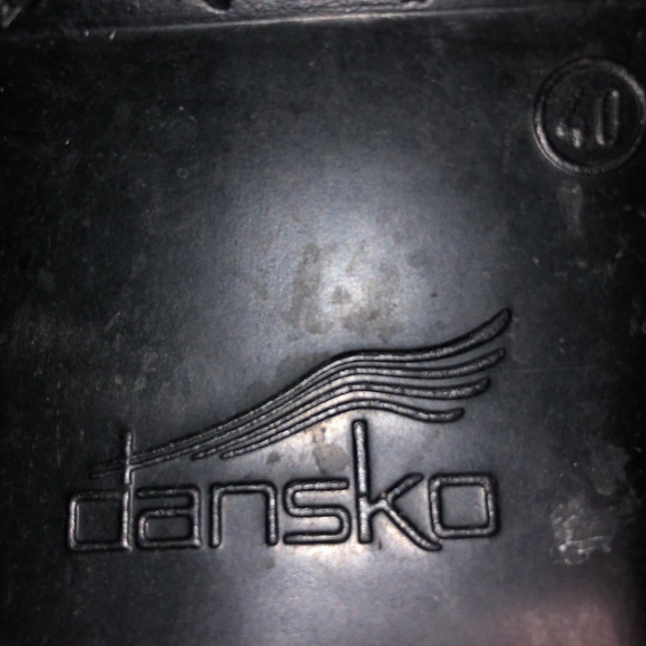 Dansko Brown Leather Tooled Clog - Picture 15 of 16